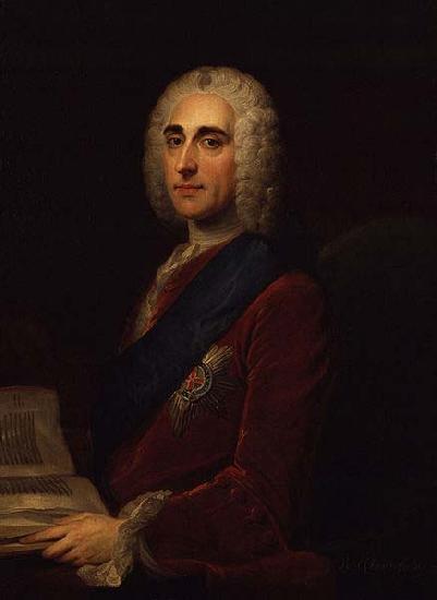 William Hoare Philip Dormer Stanhope, 4th Earl of Chesterfield oil painting picture